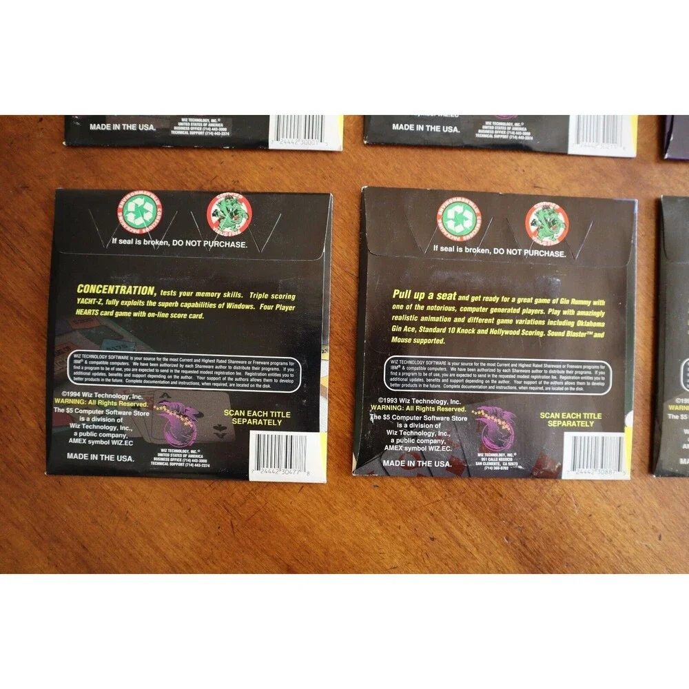 Lot Of 8 Sealed 3.5